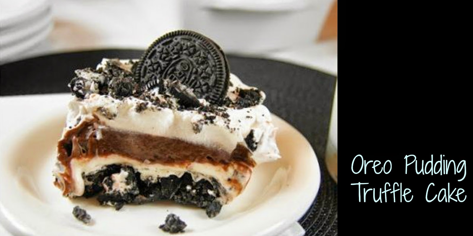 Oreo Pudding Truffle Cake