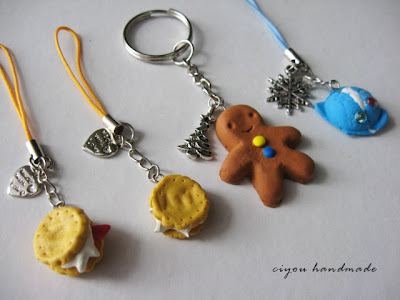 Materials Light weighted clay resin clay charms