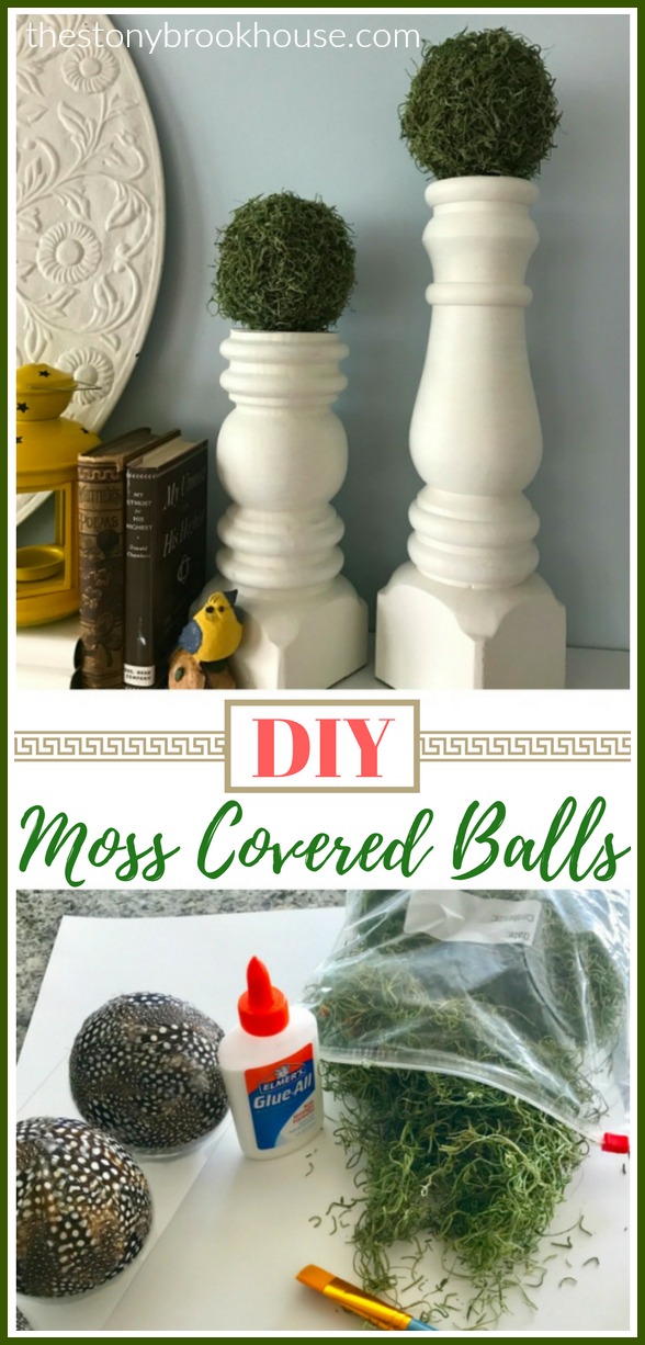 Easy DIY Moss Covered Balls