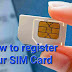 How to register your SIM card?