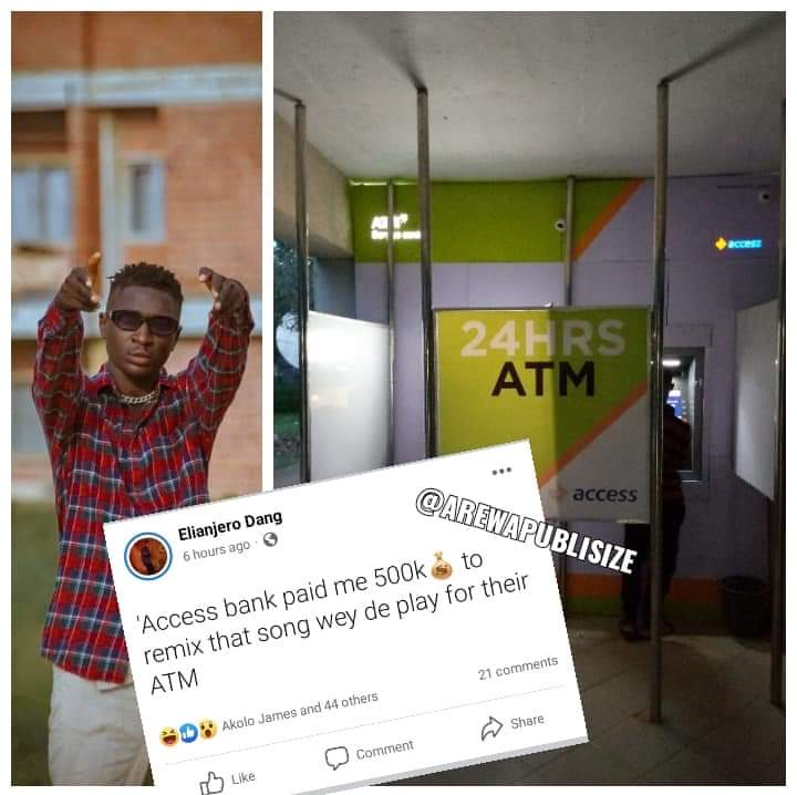 [News] Access bank allegedly pays 'Elain jero', #500,000 naira for a remix of their ATM jingle