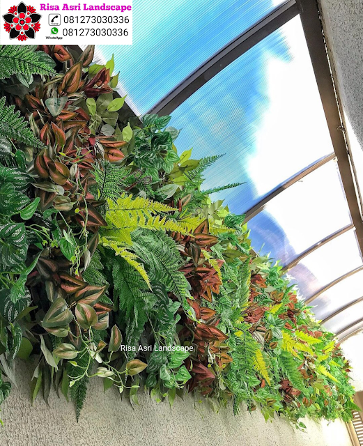 Risa Asri Landscape - Galeri Vertical Garden Tanaman Daun Asli & Palsu Atau Plastik Sintetis Artifisial