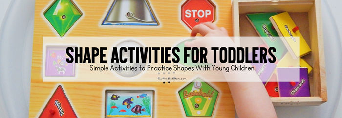 Shape Activities for Toddlers/Tot School