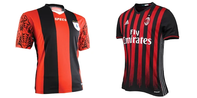 Sepakbola Papua : Belang Jersey Hingga Prestasi, persipura jayapura, ac milan