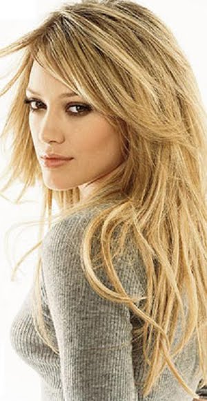 hilary duff hairstyle. hair with lowlights and