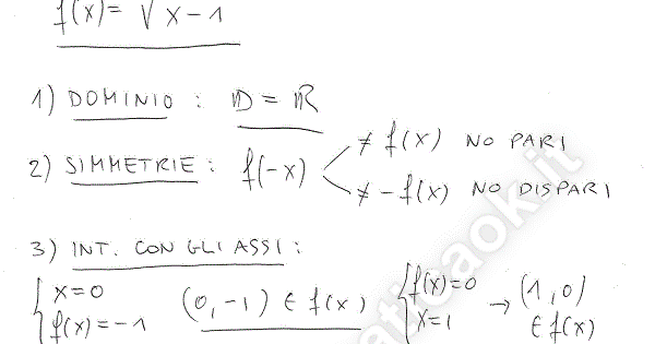 Studio Di Funzioni Irrazionali Esercizi Svolti Pdf ESERCIZI SVOLTI DI MATEMATICA: Esercizio 12 - Studio di funzione