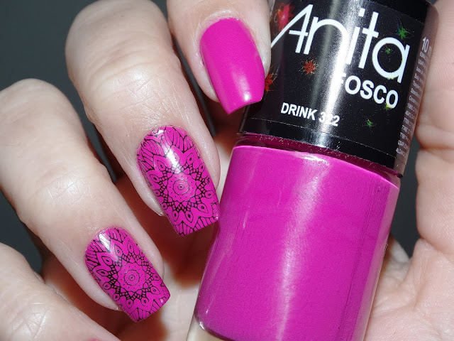 Esmalte Anita Drink 322  + Carimbada XY-J13