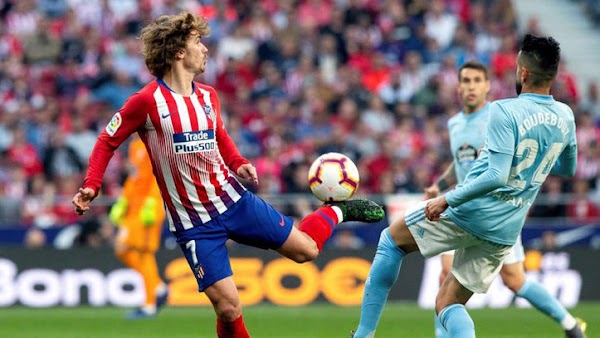 Ver en directo el Atlético de Madrid - Celta