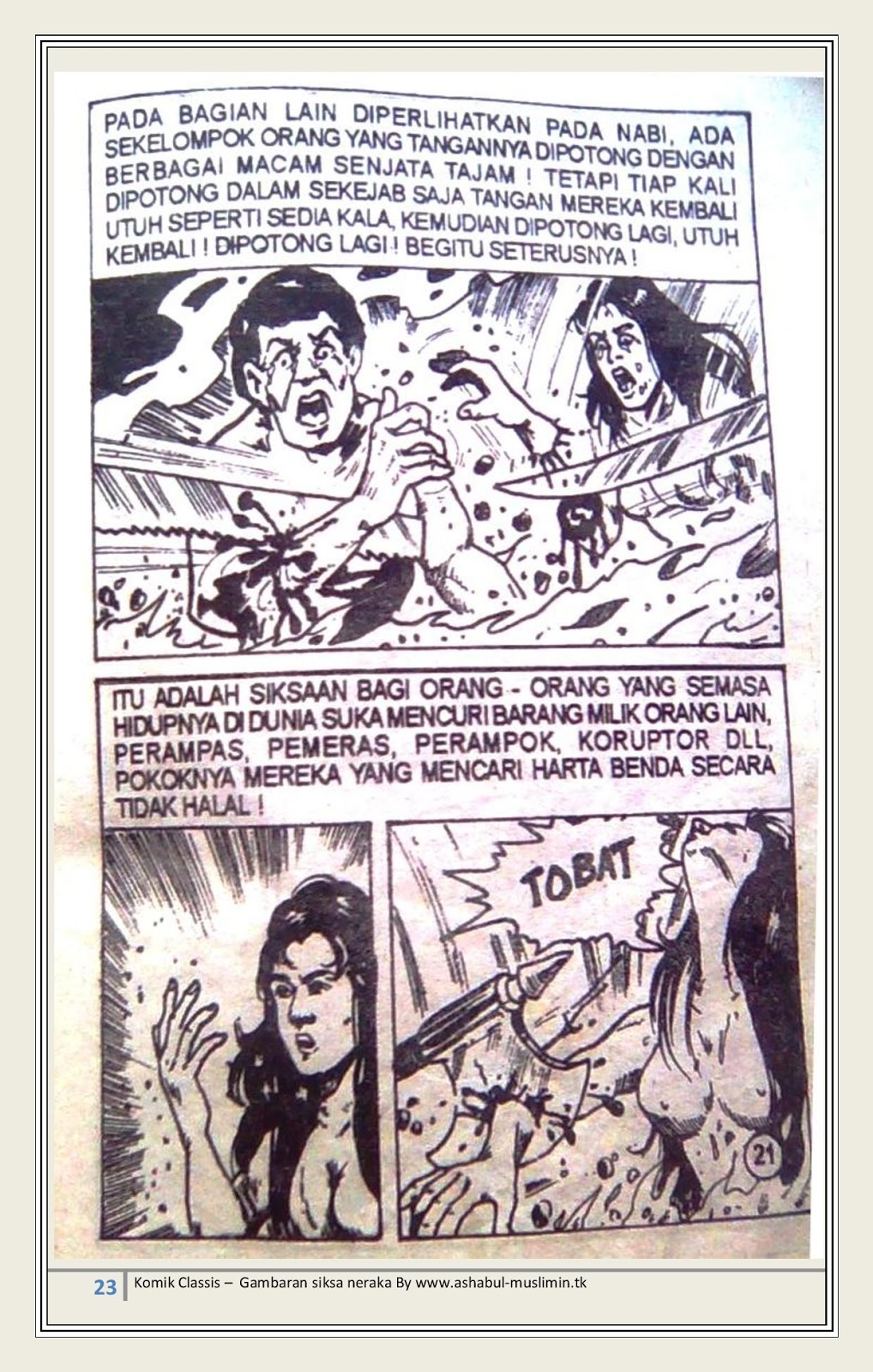 Komik Jadul SIKSA NERAKA Komik Koplak