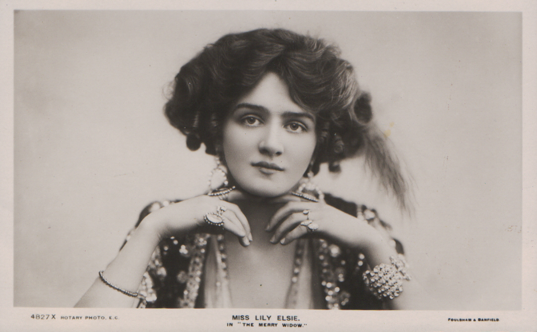 Portraits of Lily Elsie as Sonia in ‘The Merry Widow’ (1907) ~ Vintage ...