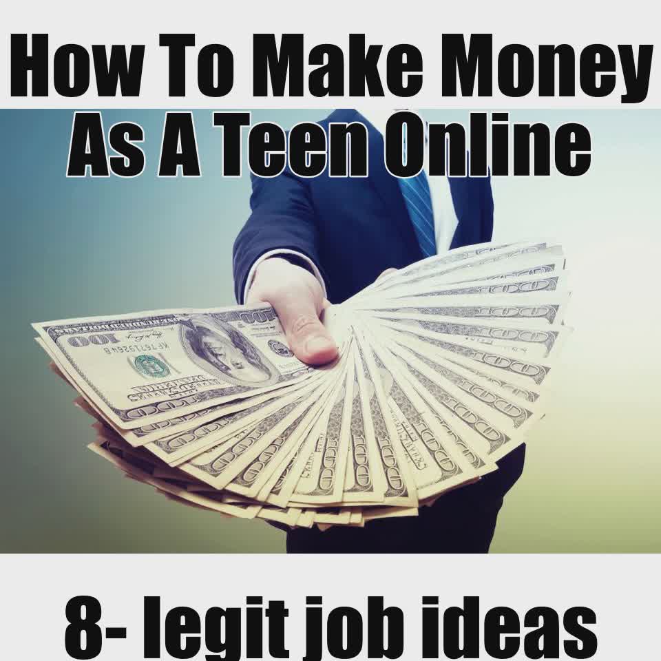 how to make money online for free as a teenager