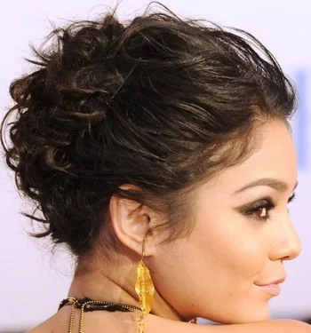 prom curly updo for medium hair