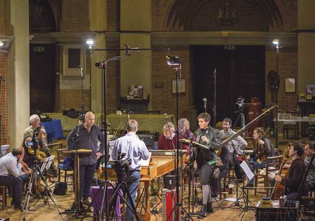 John Eccles: Semele - Richard Burkhard, Anna Dennis, Julian Perkins, Academy of Ancient Music - recording session 2019 (Photo Patrick Allen)