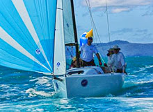 J/70 sailing fast off Whitsundays, Australia