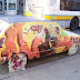 Graffiti Sketch Full Orange In Body Car