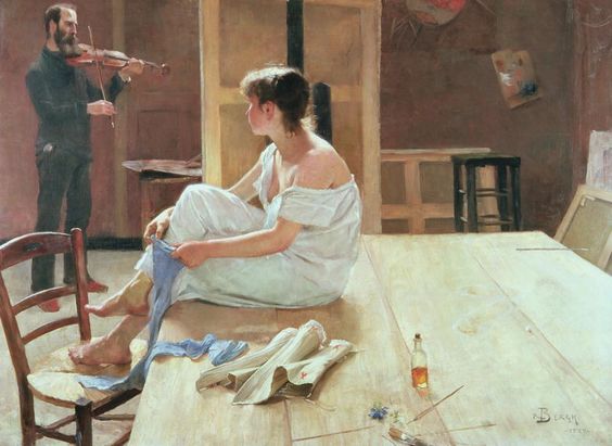 Richard Bergh - Tras el posado - 1884