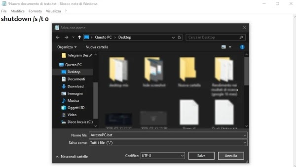shutdown .bat windows 10