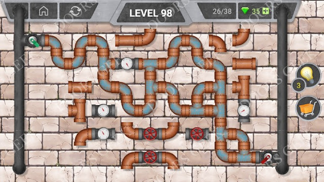 Pipeline [Classic] Level 98 Solution, Cheats, Walkthrough