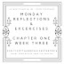 Monday Reflections & Excercises - Week Three