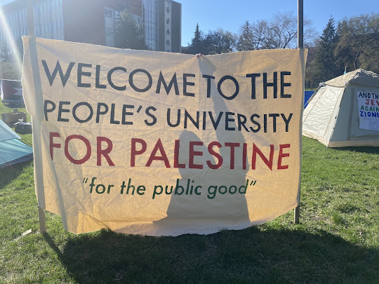Canada University of Alberta University of Calgary student activism Palestine solidarity encampments protests Gaza genocide boycott divestment sanctions arms embargo moral courage