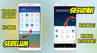 Cara Membuat Quick Setting Di Bawah Layar Android