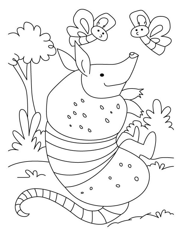 beautiful animals coloring page