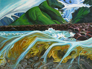 Under the Shore by Kathy Hodge, Chugach NF aritst in Residence