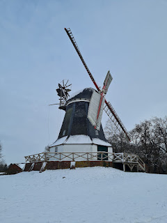 Mühle Worpswede Schnee