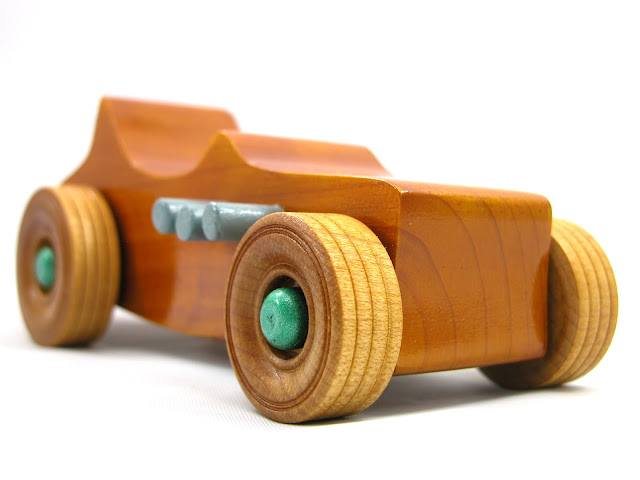 Wooden Toy Car - Hot Rod Freaky Ford - 1927 Ford - Bucket-T - T-Bucket