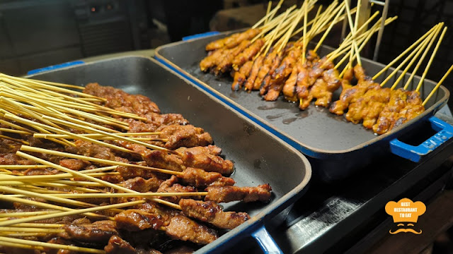 Satay Daging And Satay Ayam