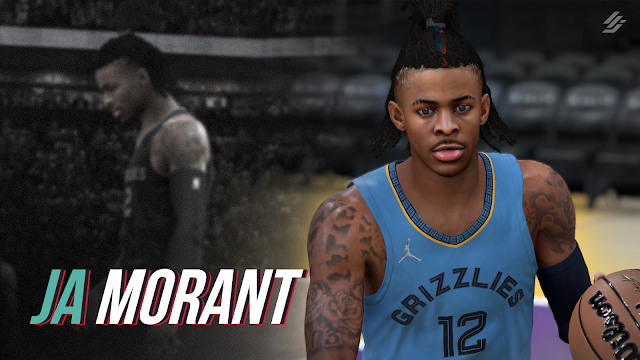 Ja Morant Cyberface by Monja | NBA 2K22