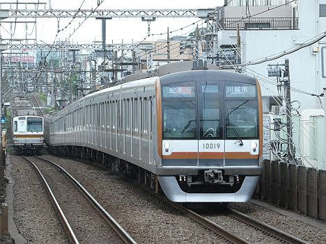 東急東横線　副都心線・東武東上線直通　急行　川越市行き4　東京メトロ10000系フルカラーLED