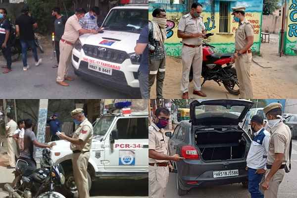 faridabad-news-traffic-police-challan-update