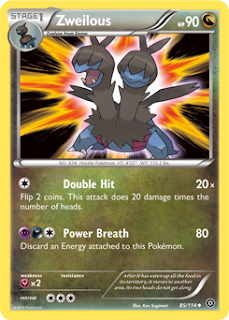 Zweilous Steam Siege Pokemon Card