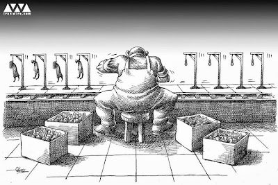 The execution line - Iran
