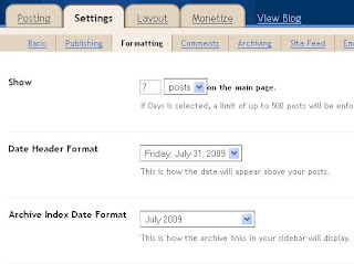 Undefined Date For BLogger Blog