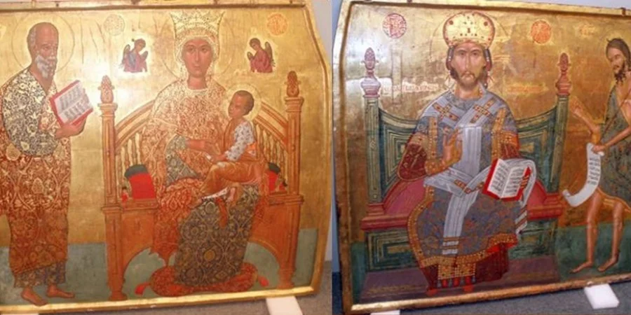 Icons stolen in Turkish invasion back in Cyprus