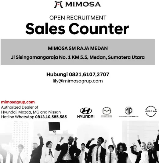 Lowongan Kerja Sales di PT Mimosa Putra Abadi