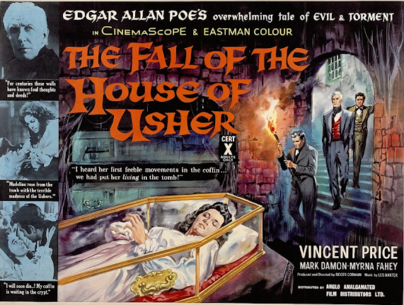 Edgar Allan Poe Fall of the House of Usher oligarchy aristocracy evil curse horror movies literature books