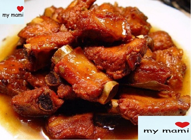 Sweet and sour ribs attractive