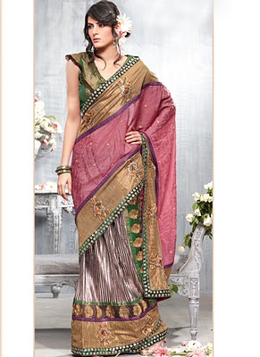 Beautiful Stylish Party Wear Sarees Designs For Girls