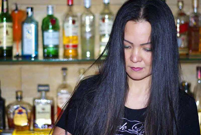 female bartender