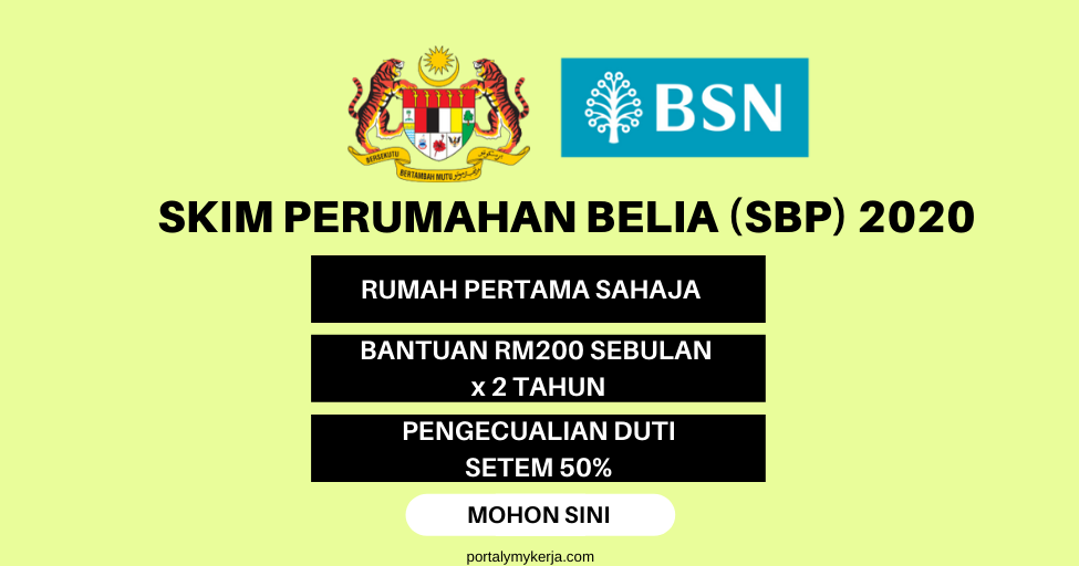 Permohonan Skim Perumahan Belia (SPB) BSN MyHome 2020 