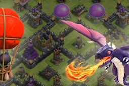 Tips COC: Menghancurkan Base 100% Menggunakan Kombinasi Naga dan Balloon