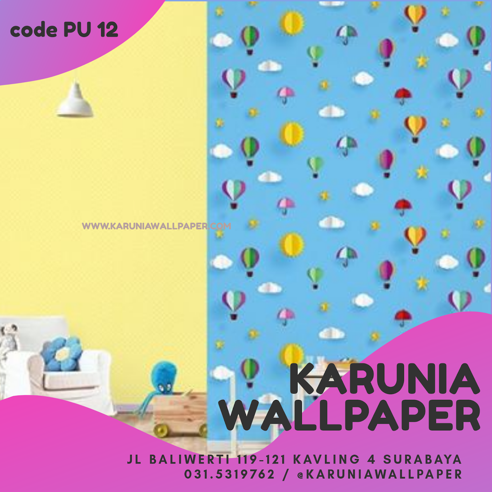 jual wallpaper hiasan untuk kamar anak