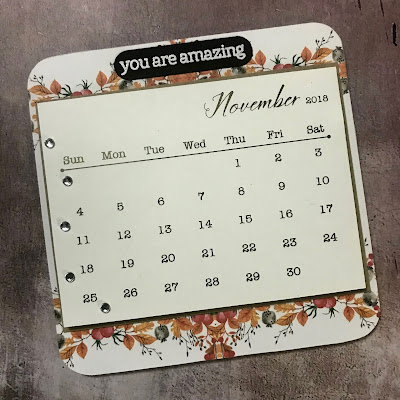 Mini Calendar Printable