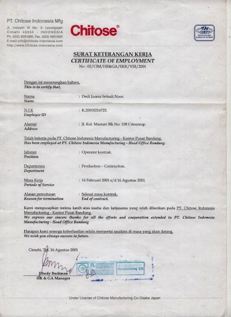  yaitu sebuah surat yang dikeluarkan oleh perusahaan untuk mengambarkan mengenai sikap  7 Contoh Surat Referensi Kerja & Pengalaman Kerja Sebagai Penguat Surat Lamaran Kerja