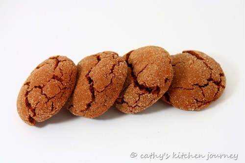 chocolate ginger sugar cookies