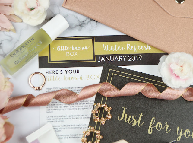 January 2019's Little Known Box Review, the Winter Refresh Edit. Lovelaughslipstick Blog