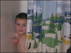 parker in shower 004